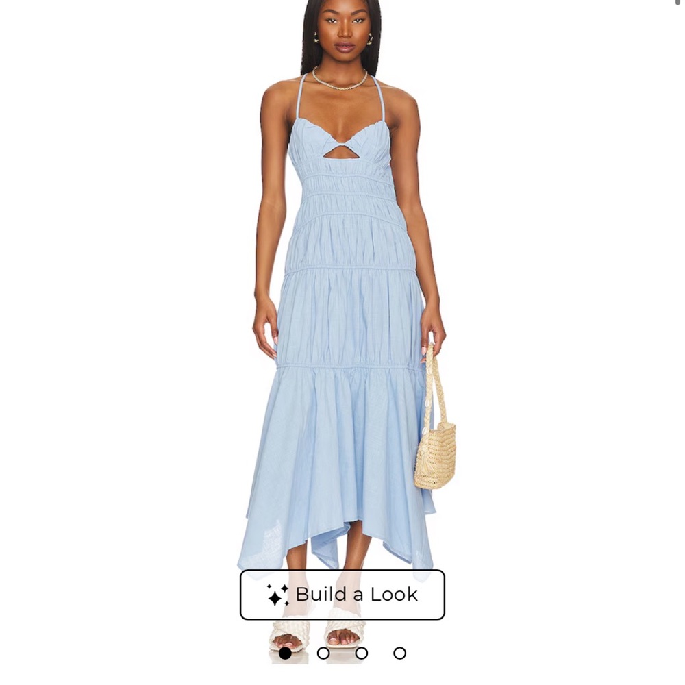SNDYS Tahlia Blue Maxi Dress